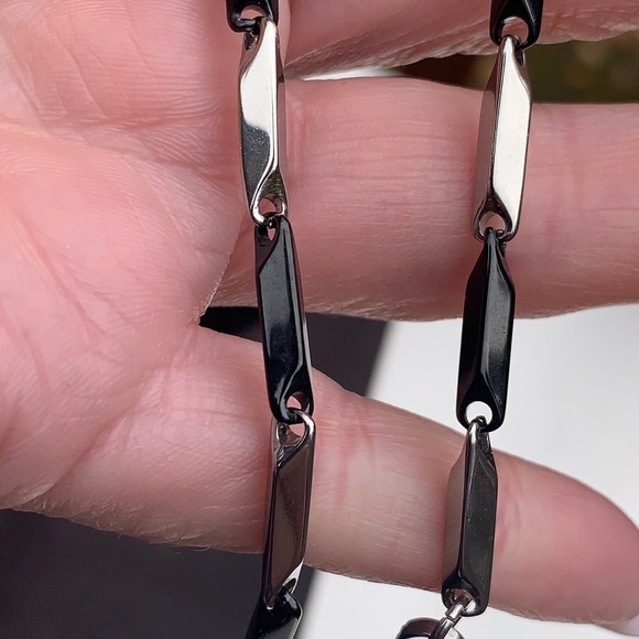 New 30” Black and silver chain. - Picture 8 of 8